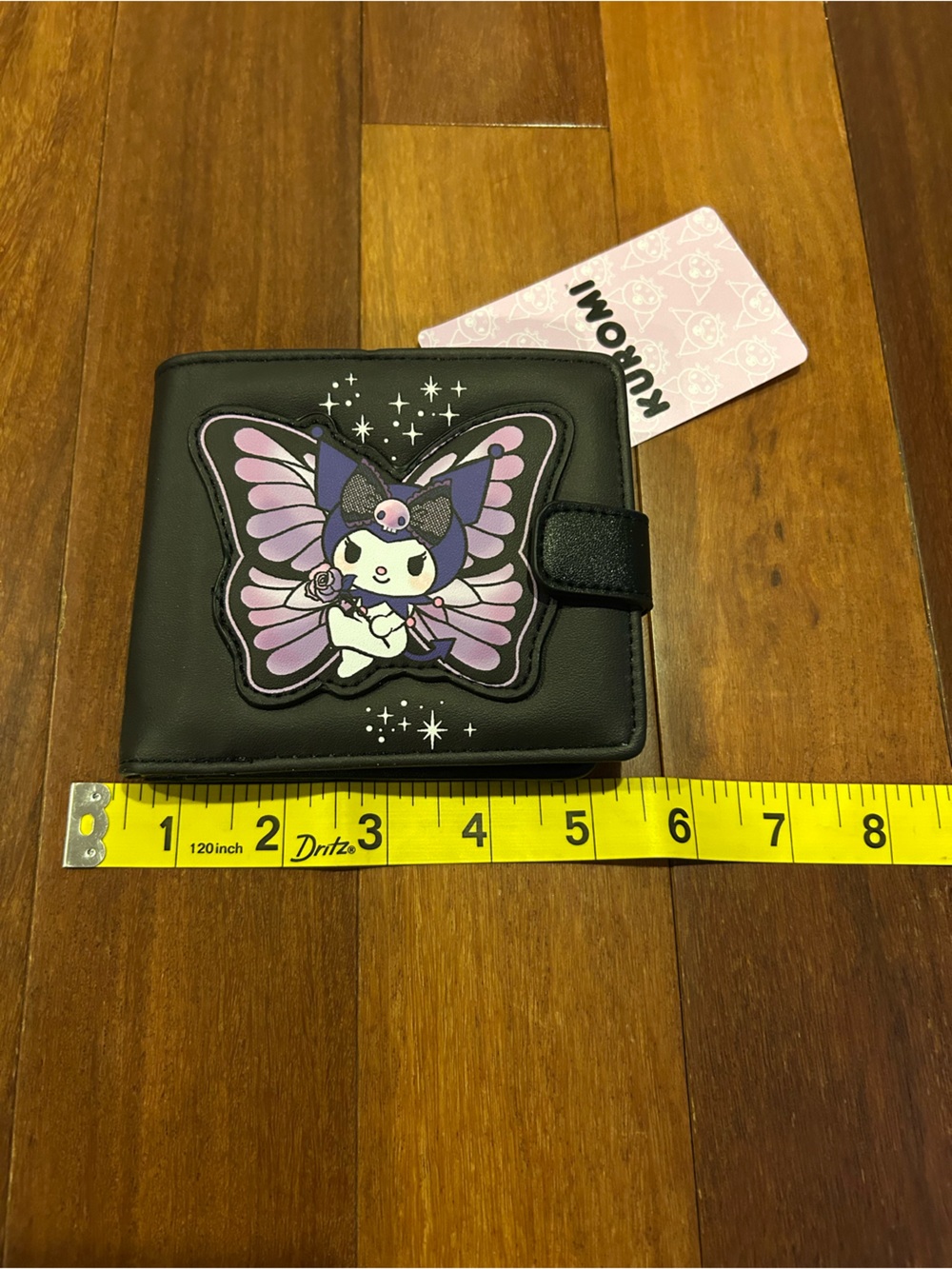 Sanrio Kuromi Purple Butterfly Garden Mini Wallet - Picture 7 of 10